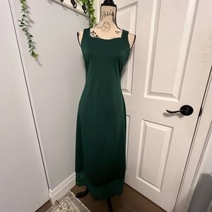 SHEIN Dark Green Maxi Dress